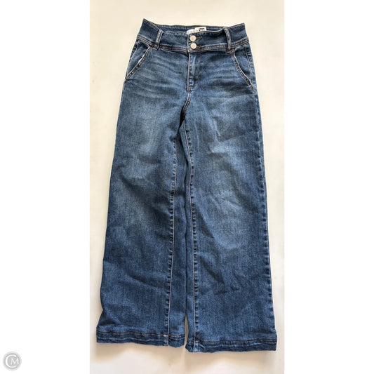 Jeans Wide Leg By Avara In Blue, Size: 2