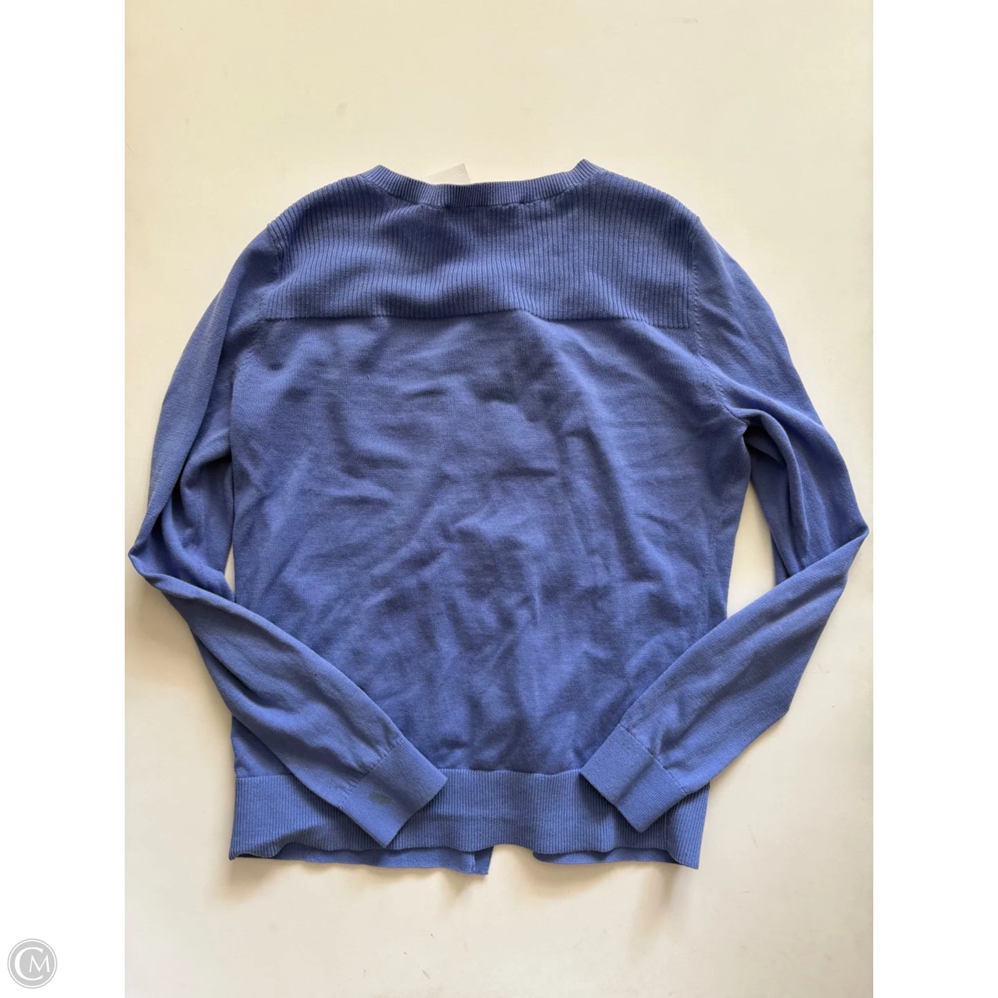 Sweater Cardigan By Loft In Purple, Size: Sp
