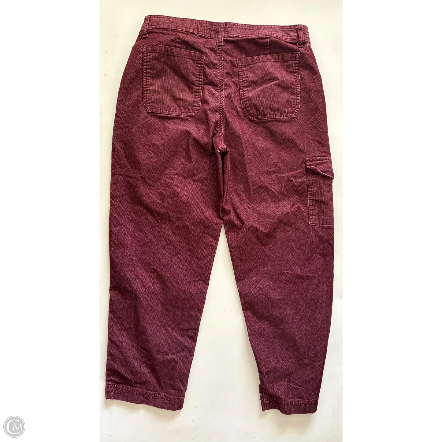 Pants Corduroy By Time And Tru In Maroon, Size: 12