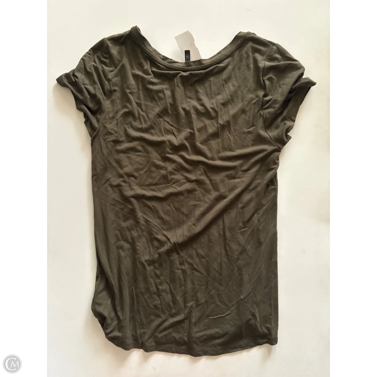 Top Short Sleeve Basic By Jm Collections In Green, Size: M