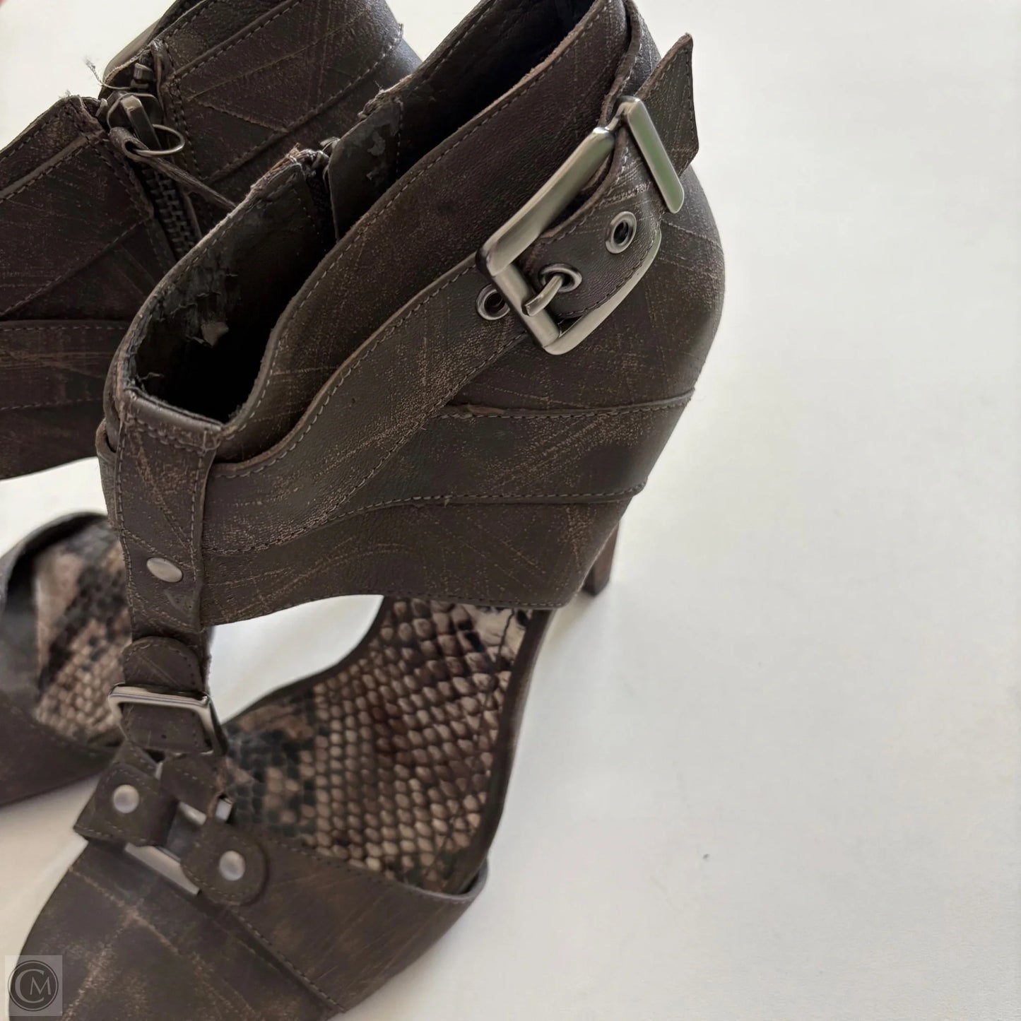 Shoes Heels Block By Gianni Bini In Brown, Size: 8