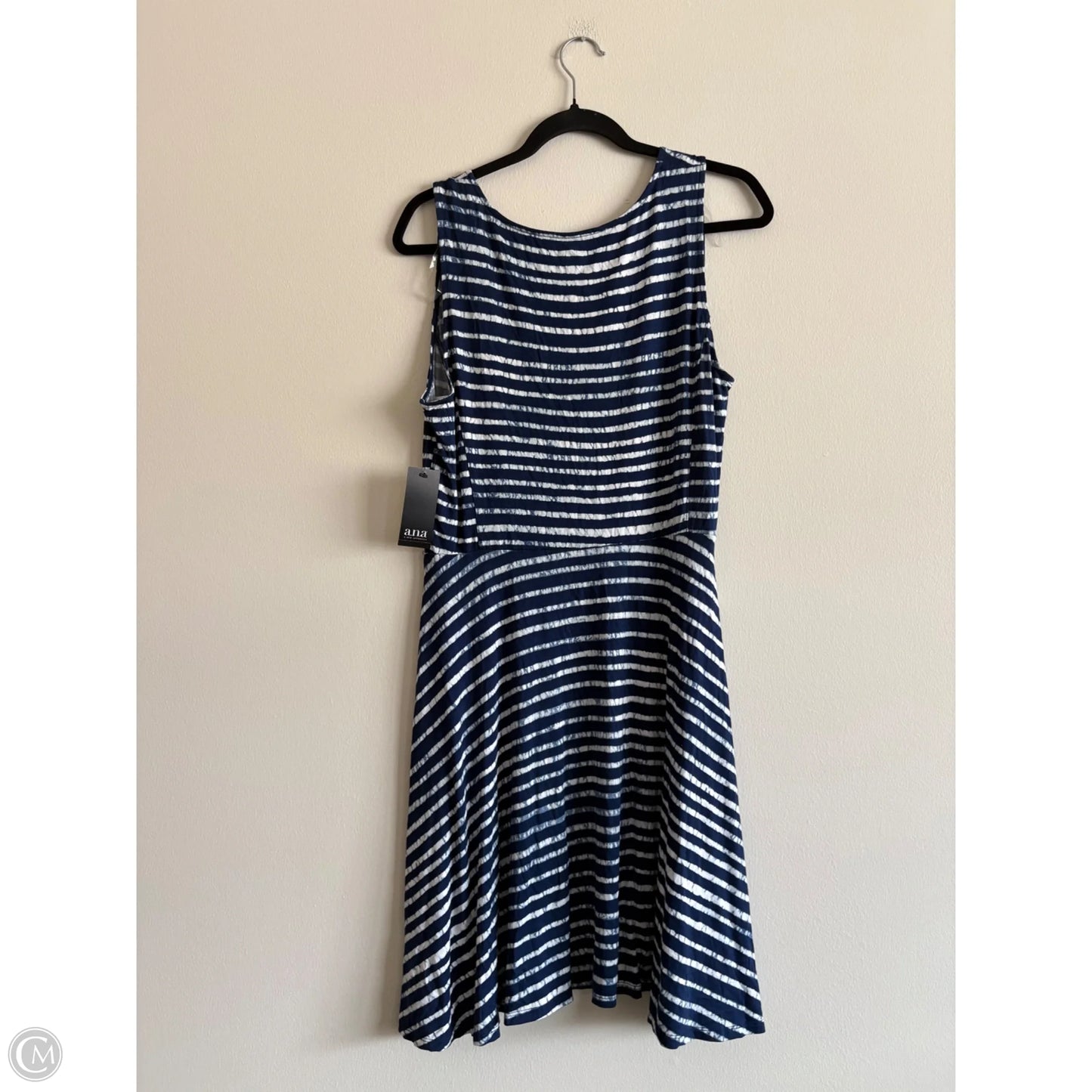 Dress Casual Midi By Ana In Blue, Size: L