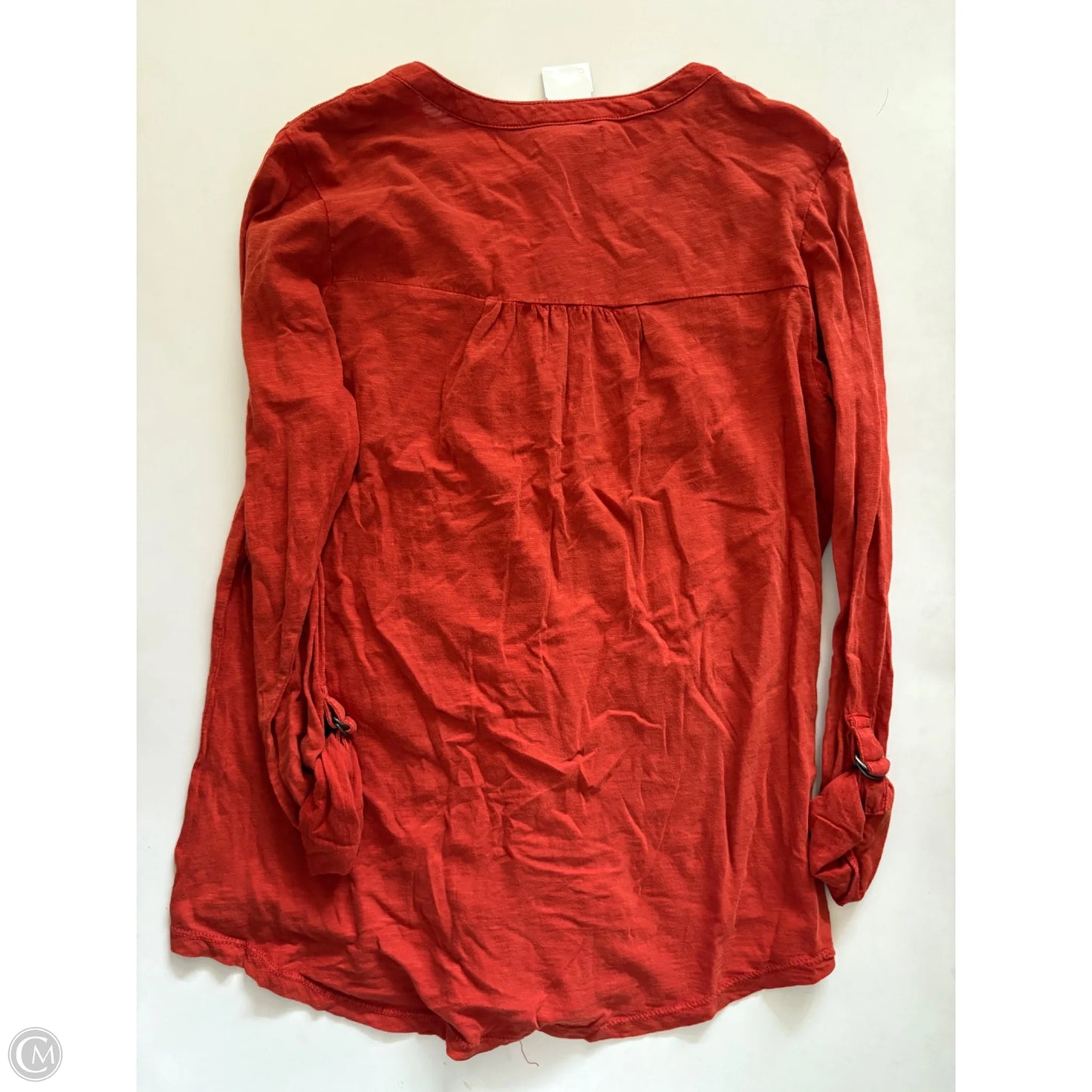 Top Long Sleeve By New Directions In Orange, Size: L