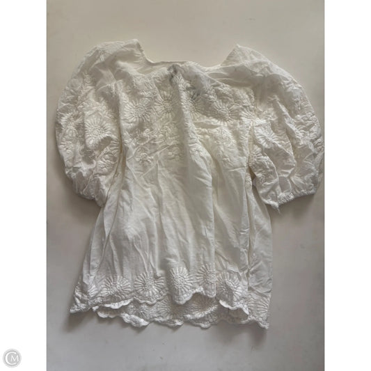 Top Short Sleeve By Kindred In White, Size: L