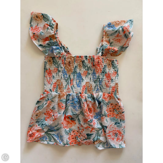 Tank Top By Loft In Floral Print, Size: S