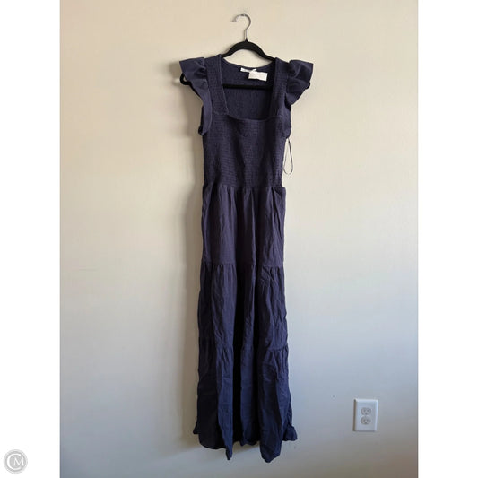 Dress Casual Maxi By Lucky Brand In Navy, Size: M