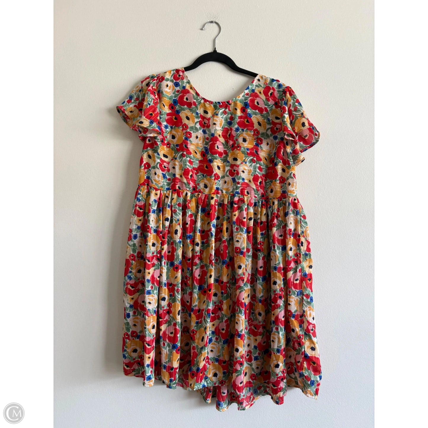 Dress Floral By Umgee, Size: Medium