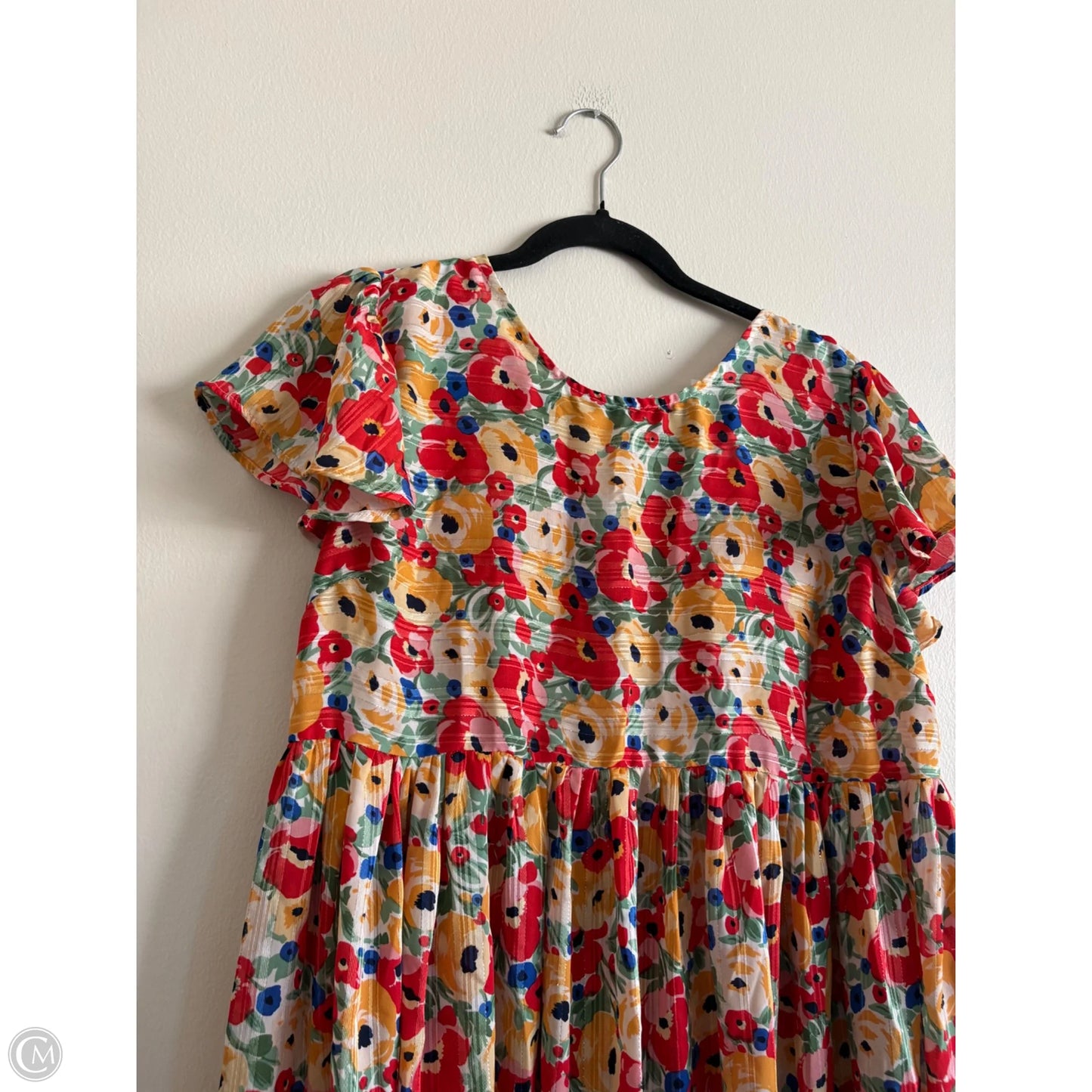 Dress Floral By Umgee, Size: Medium