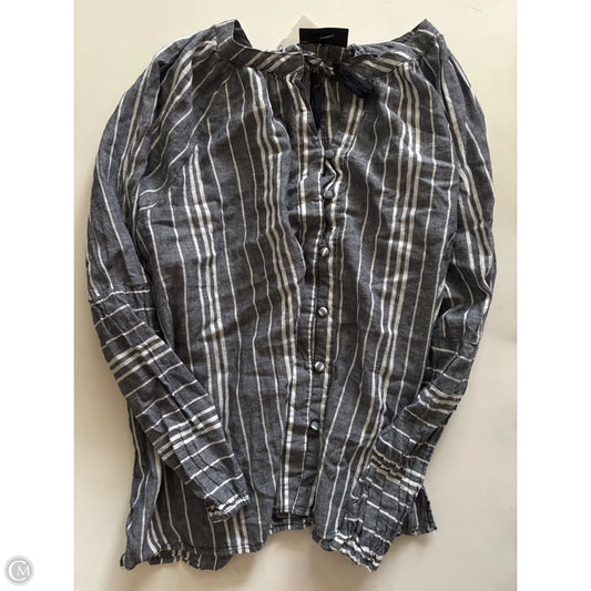 Top Long Sleeve By Lane Bryant In Striped Pattern, Size: 2x