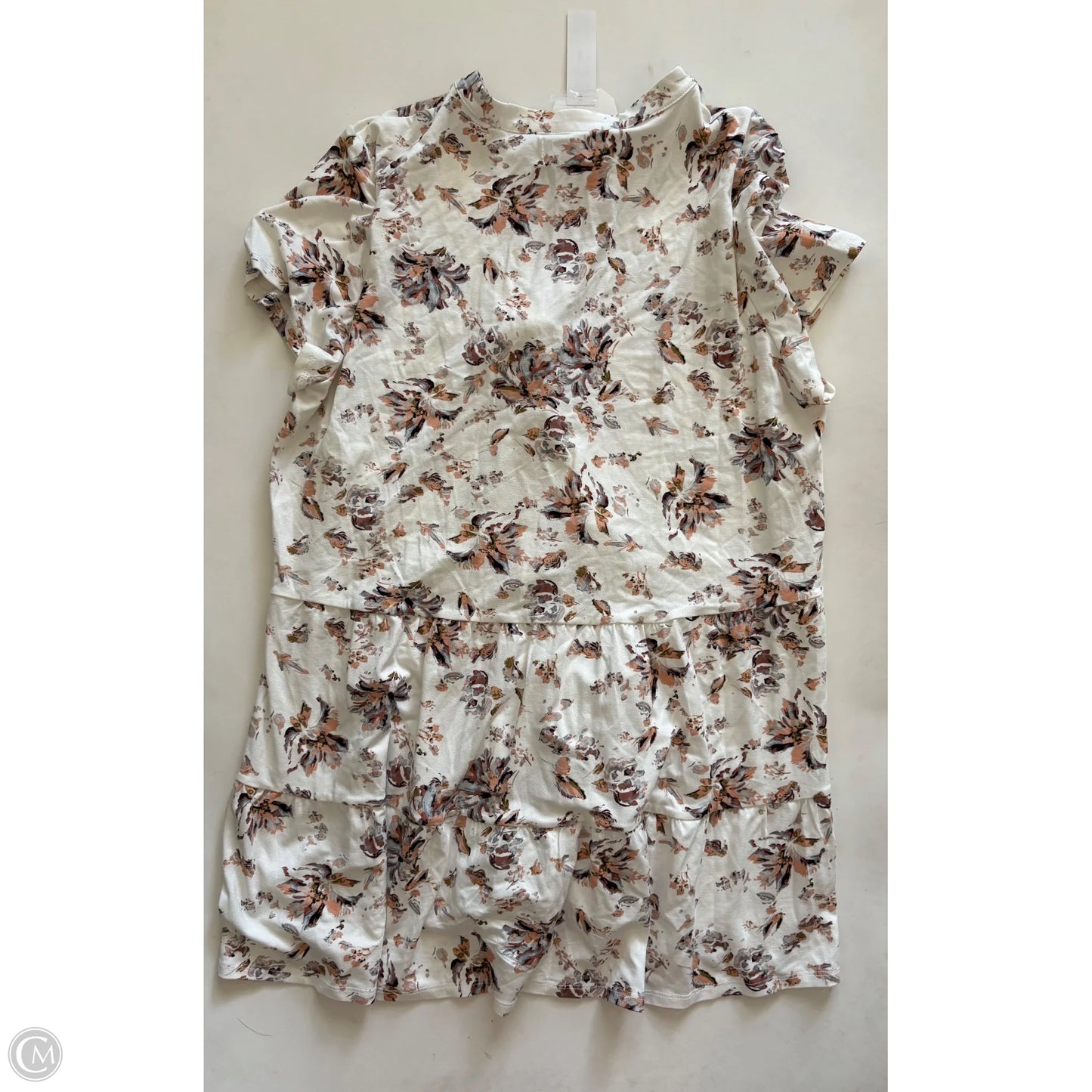 Top Short Sleeve By Wonderly In Floral Print, Size: 2x