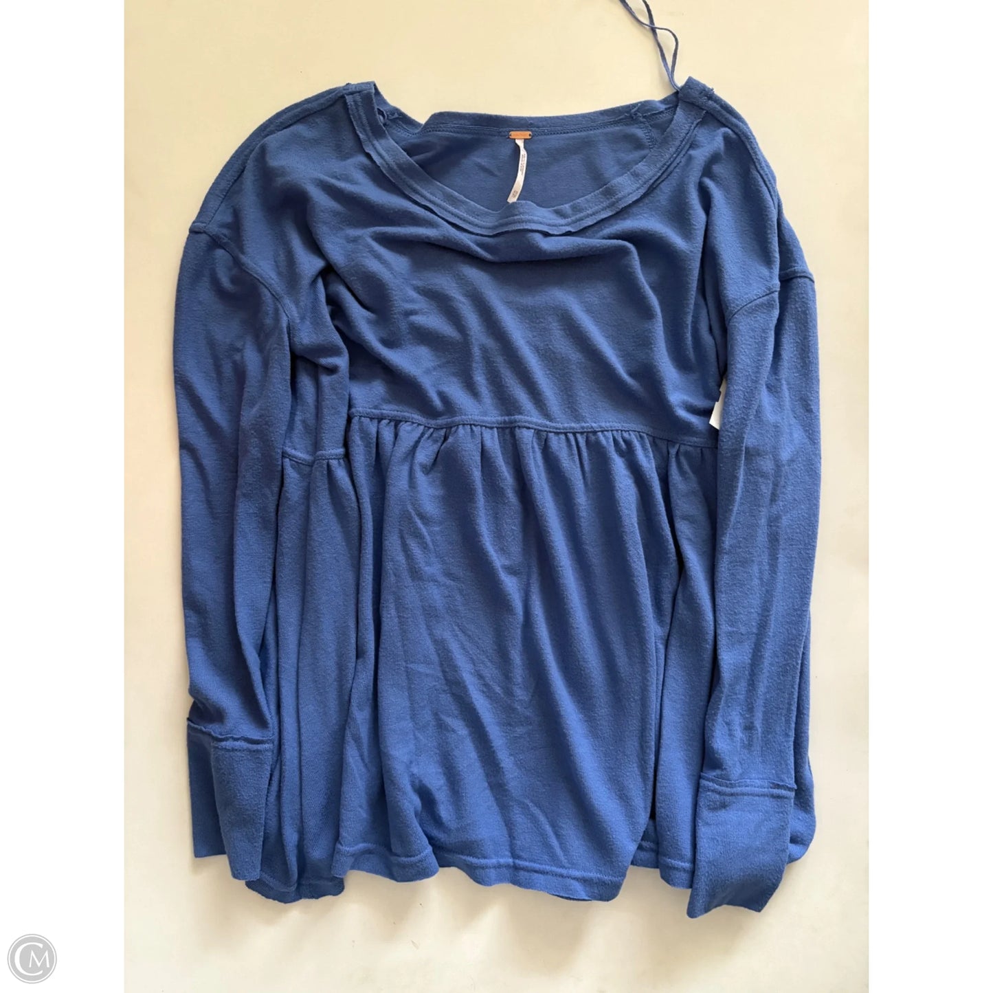 Top Long Sleeve By Free People In Blue, Size: Xs