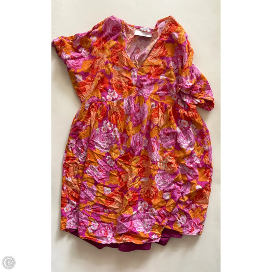 Dress Casual Midi By Emily Wonder In Pink, Size: M