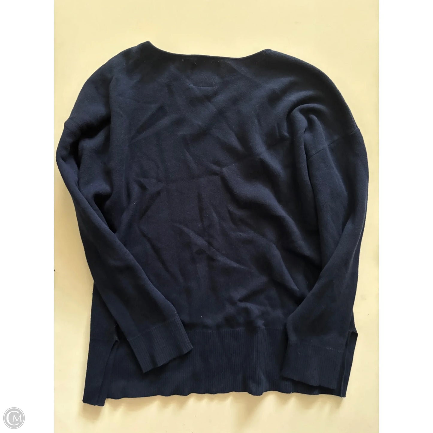 Top Long Sleeve By Cotton Rye In Blue, Size: M