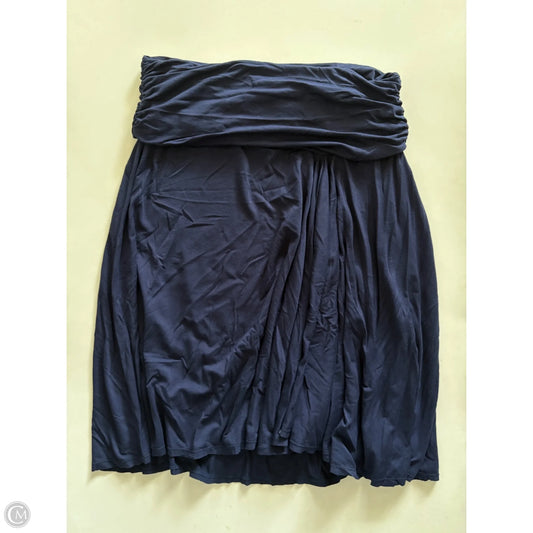Skirt Midi By Sophie Max In Navy, Size: L