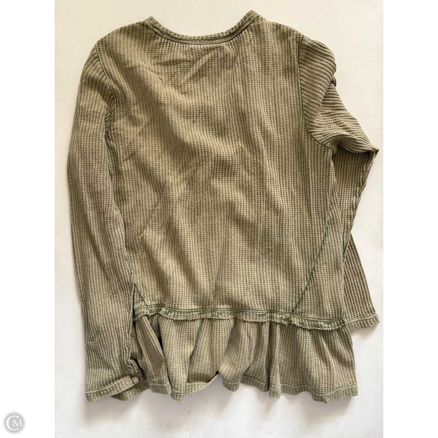 Top Long Sleeve By New Directions In Green, Size: L