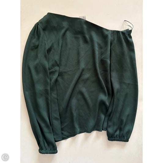 Blouse Long Sleeve By Limited In Green, Size: L