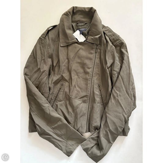 Jacket Moto By Madison In Green, Size: Xl