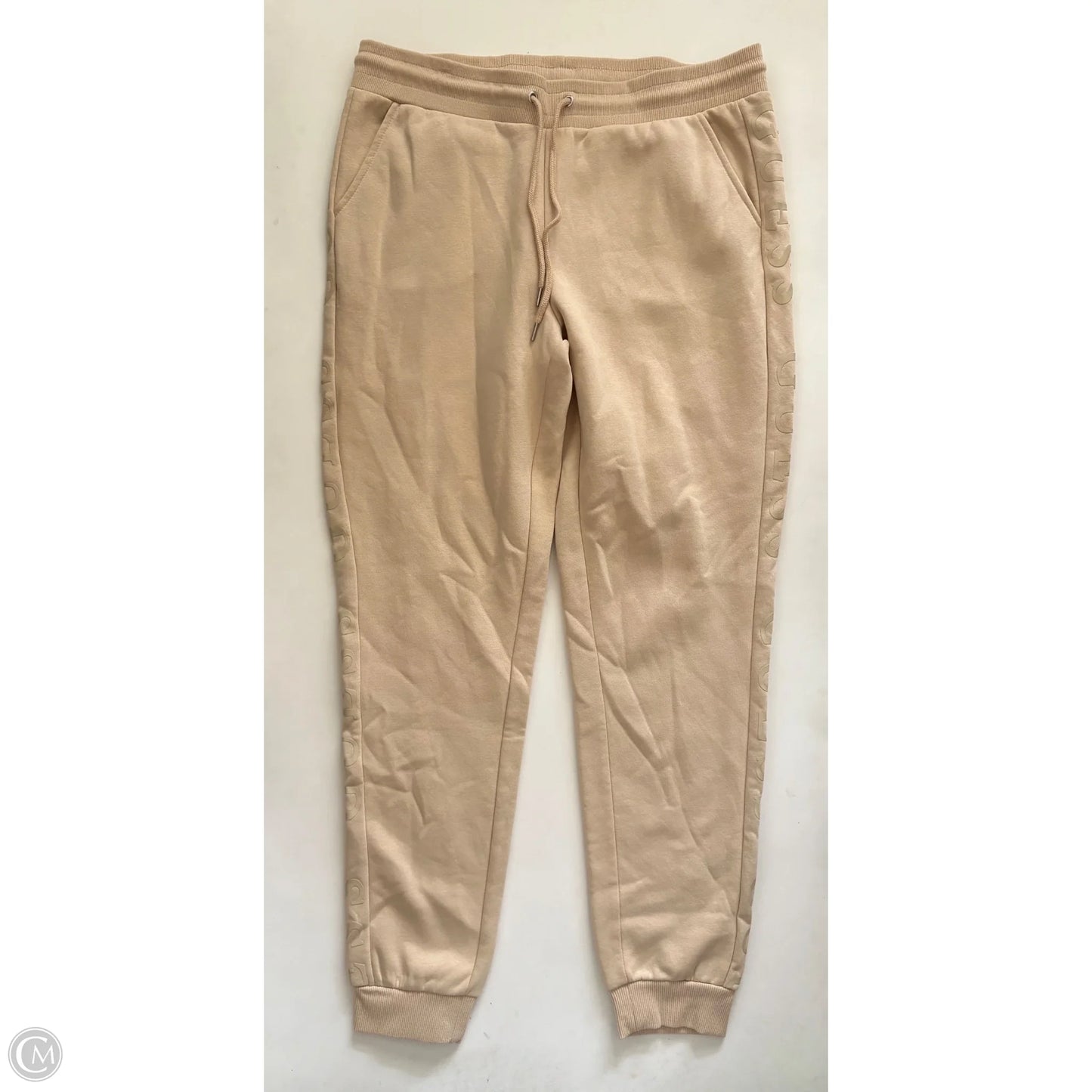 Pants Joggers By Guess In Tan, Size: L