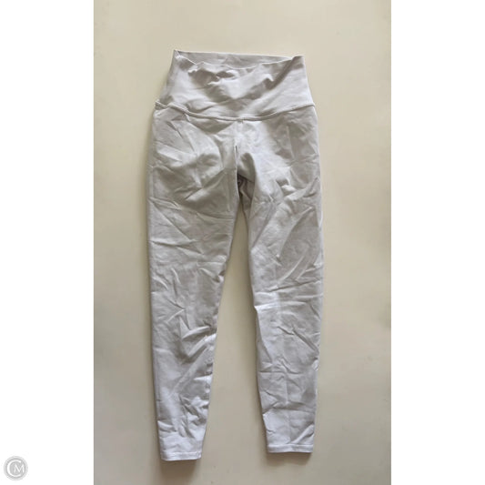 Athletic Leggings By Alo In White, Size: Xs