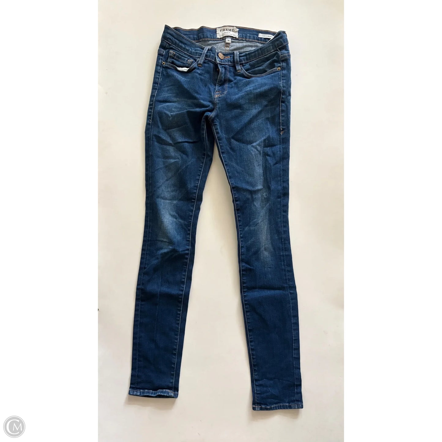 Jeans Skinny By Frame In Blue, Size: 2