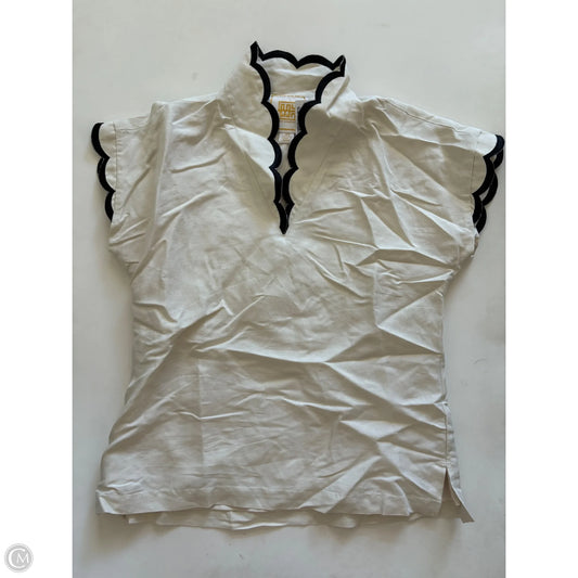 Top Short Sleeve By Emily Mccarthy In Cream, Size: Xs