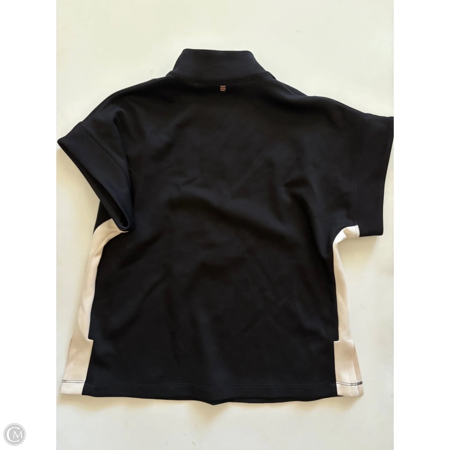 Top Short Sleeve By Emily Mccarthy In Black, Size: Xs
