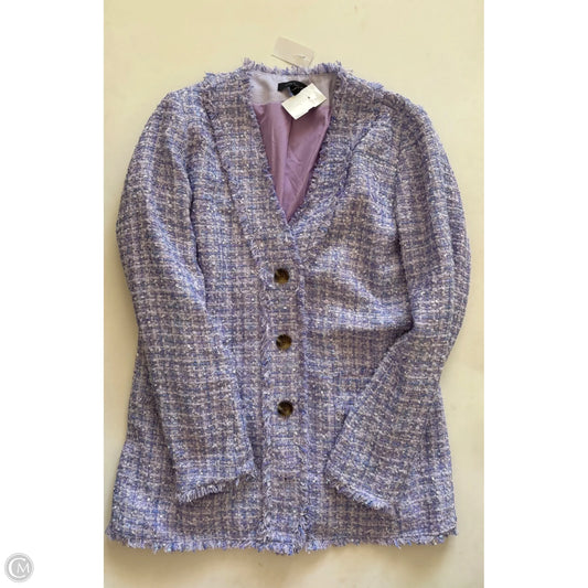 Blazer By Ann Taylor In Purple, Size: 2