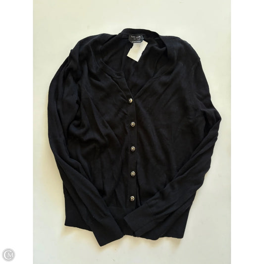 Sweater Cardigan Designer By Kate Spade In Black, Size: Xs
