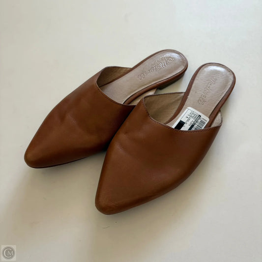 Shoes Flats By Madewell In Brown, Size: 7.5