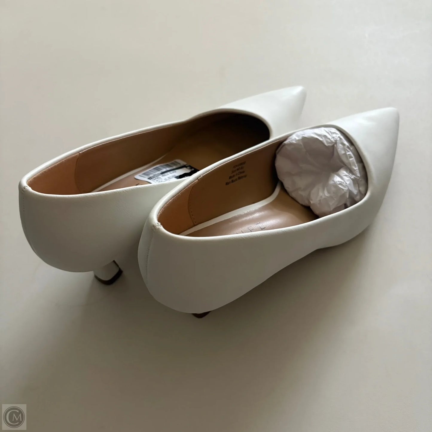 Shoes Heels Block By Journee In White, Size: 8.5