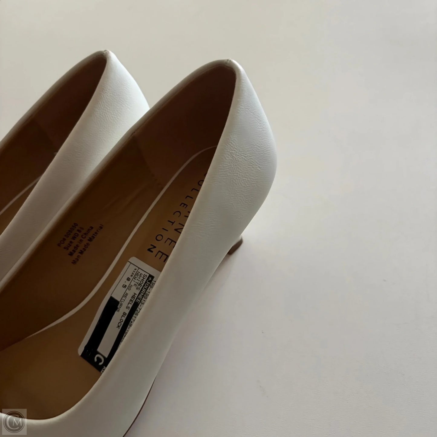 Shoes Heels Block By Journee In White, Size: 8.5