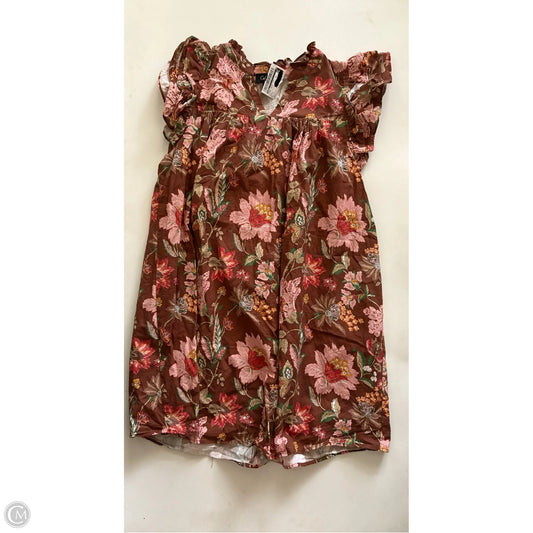 Dress Casual Midi By Gigio In Floral Print, Size: L