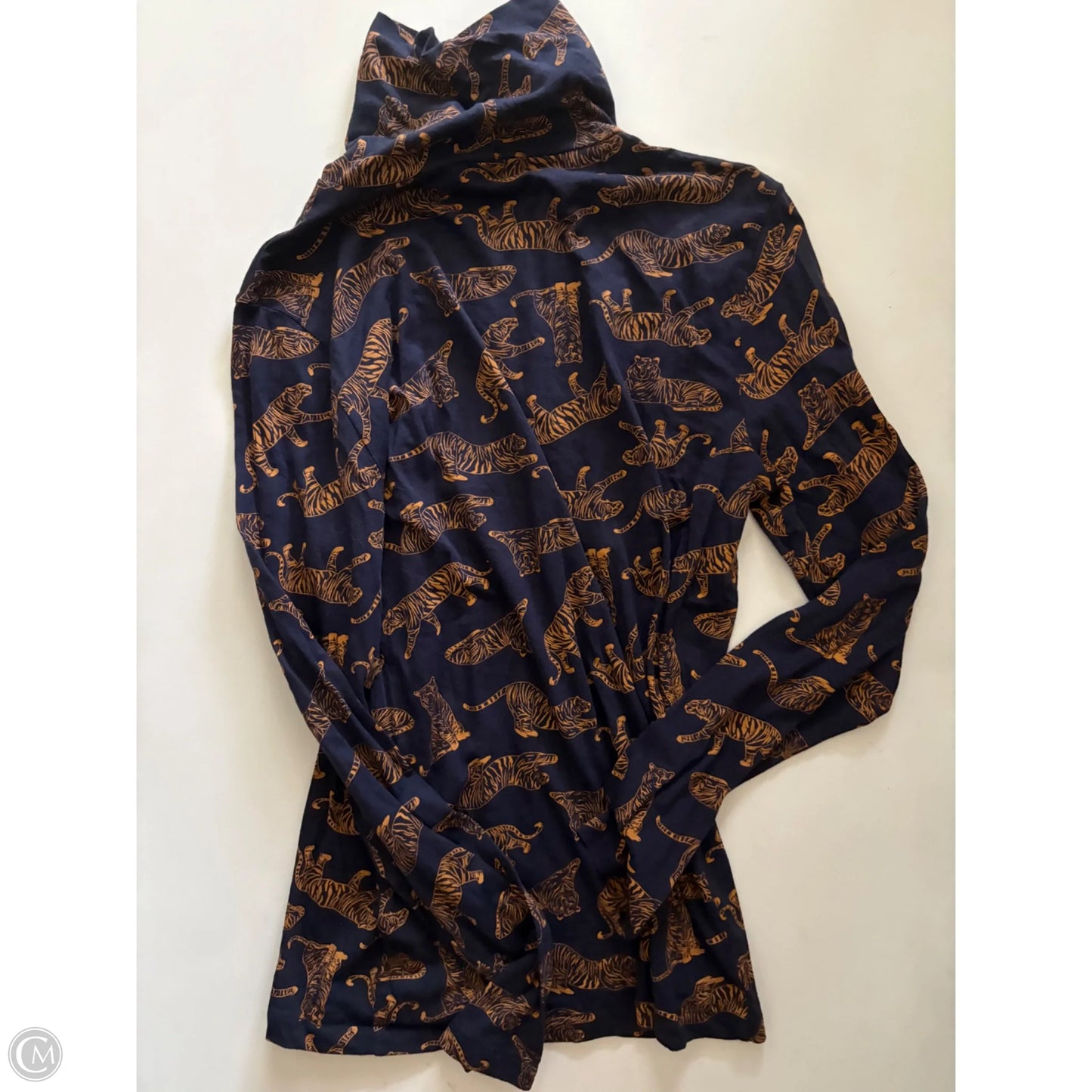 Top Long Sleeve By J. Crew In Animal Print, Size: M