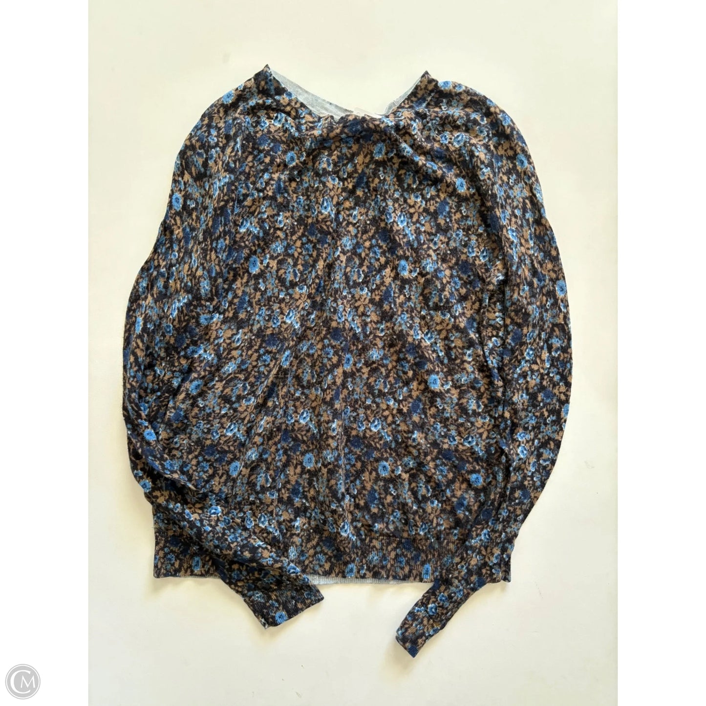 Sweater By Loft In Floral Print, Size: M