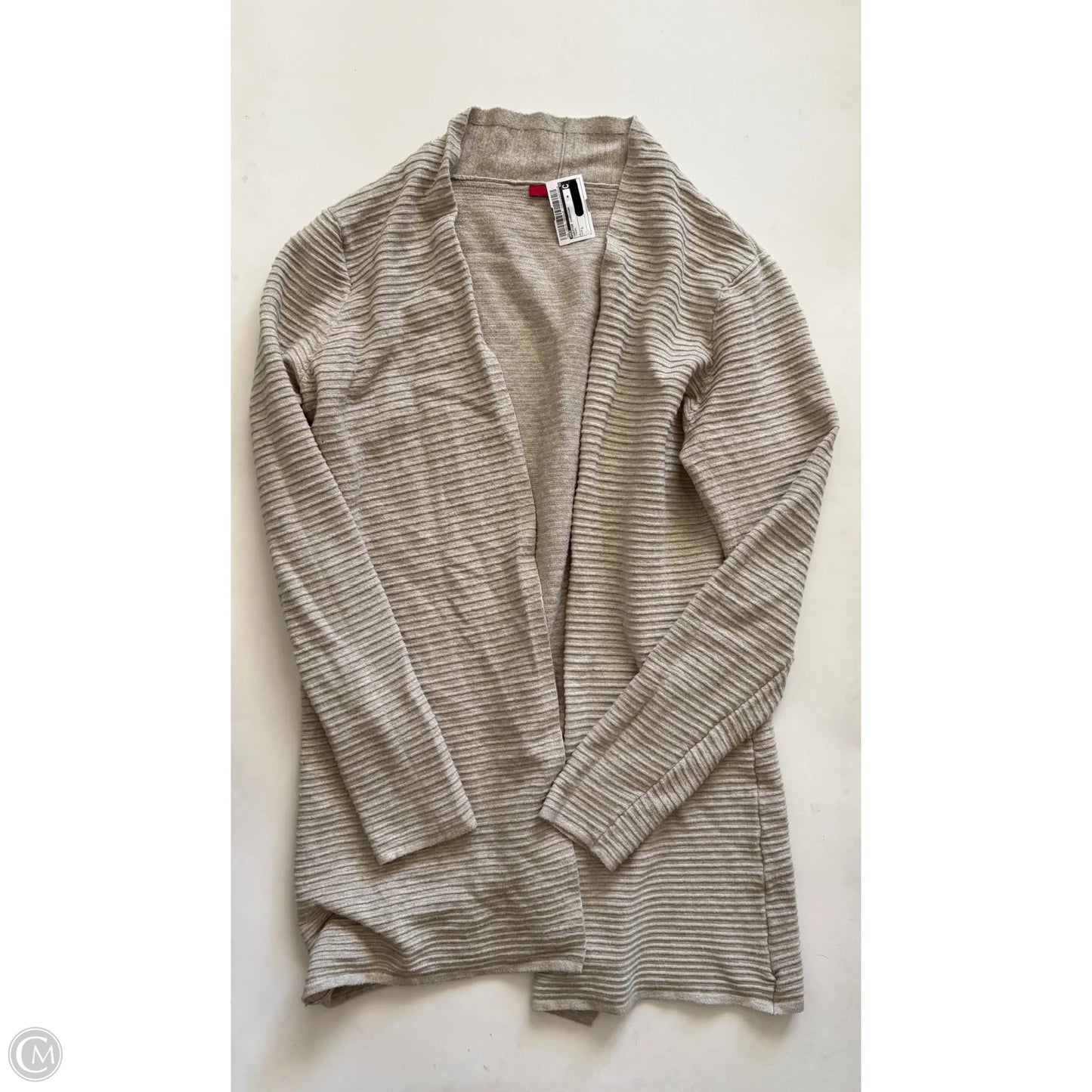Sweater Cardigan By Red In Taupe, Size: L