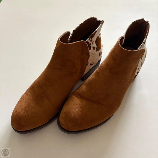 Boots Ankle Heels By Pierre Dumas In Animal Print, Size: 9