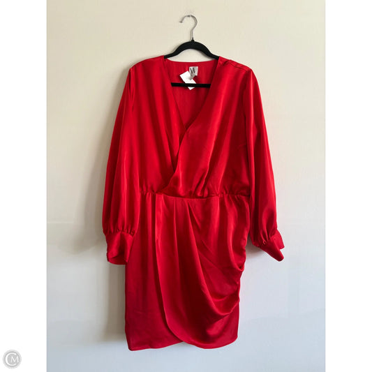 Dress Party Midi By Worthington In Red, Size: Xl