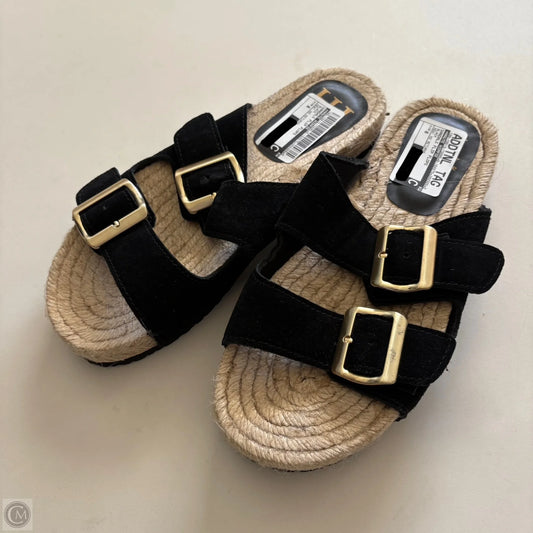 Sandals Flip Flops By Haute Hippie In Black, Size: 8