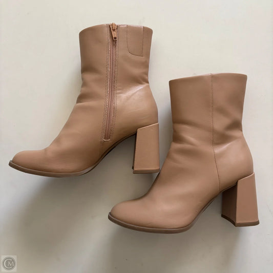 Boots Knee Flats By A New Day In Tan, Size: 7