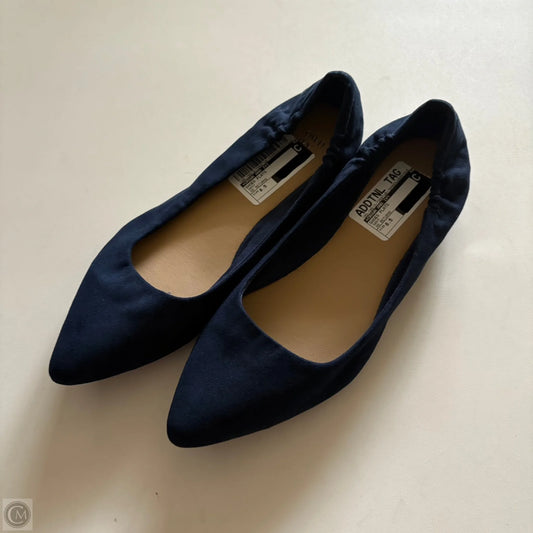 Shoes Flats By Crown And Ivy In Navy, Size: 8.5