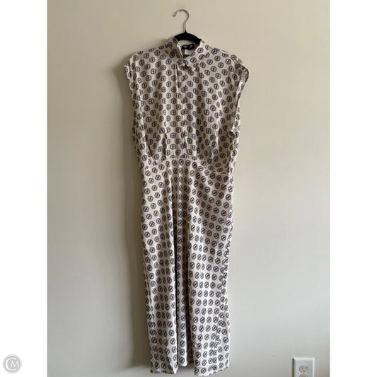 Dress Work By Express In Cream, Size: L