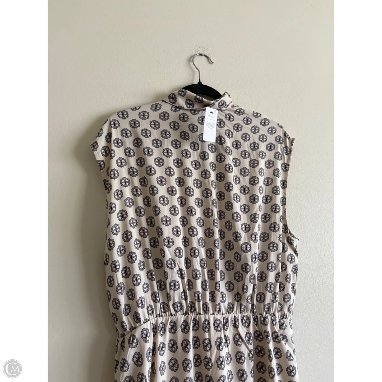 Dress Work By Express In Cream, Size: L