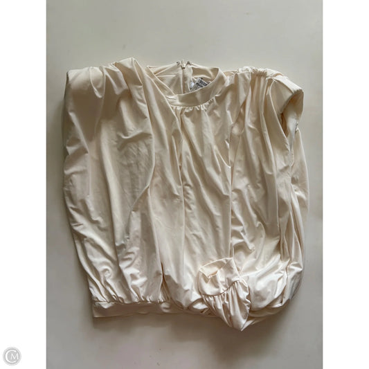 Top Long Sleeve By Express In Cream, Size: M