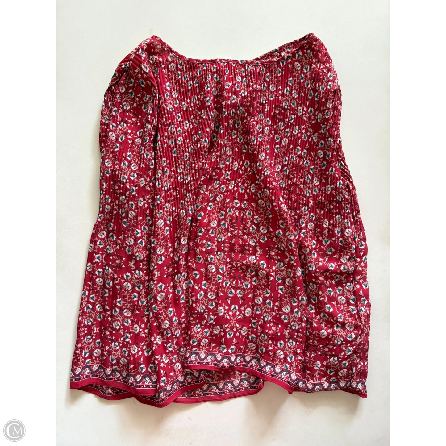Blouse Sleeveless By Max Studio In Red, Size: S