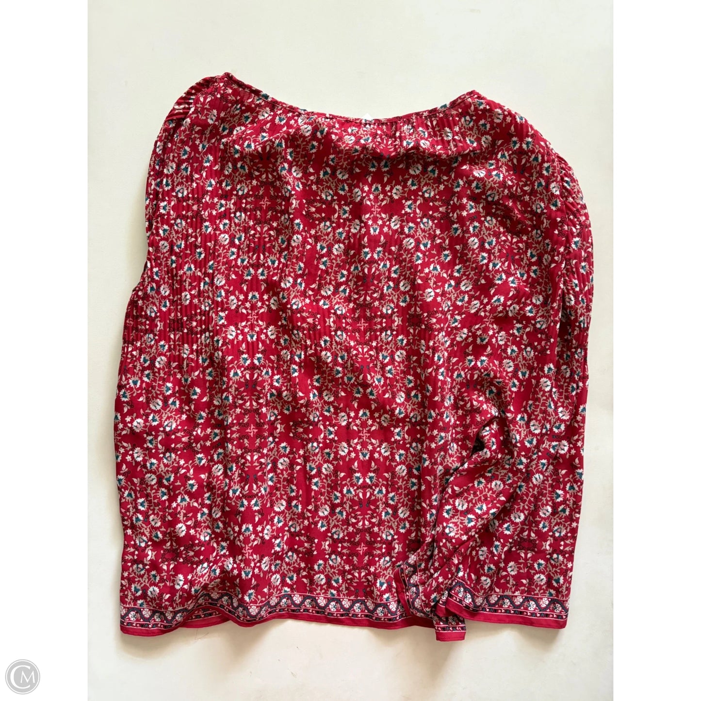 Blouse Sleeveless By Max Studio In Red, Size: S
