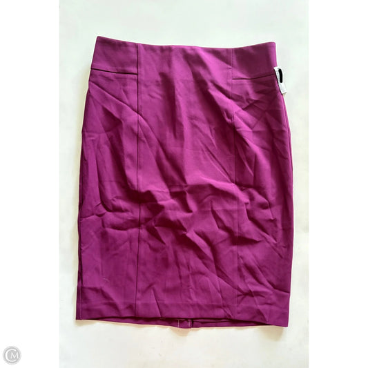 Skirt Midi By Ann Taylor In Purple, Size: 12