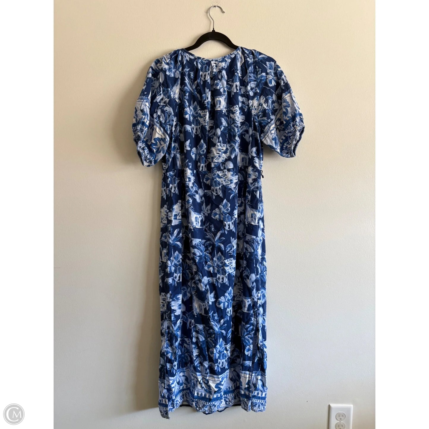 Dress Casual Maxi By Loft In Blue, Size: L