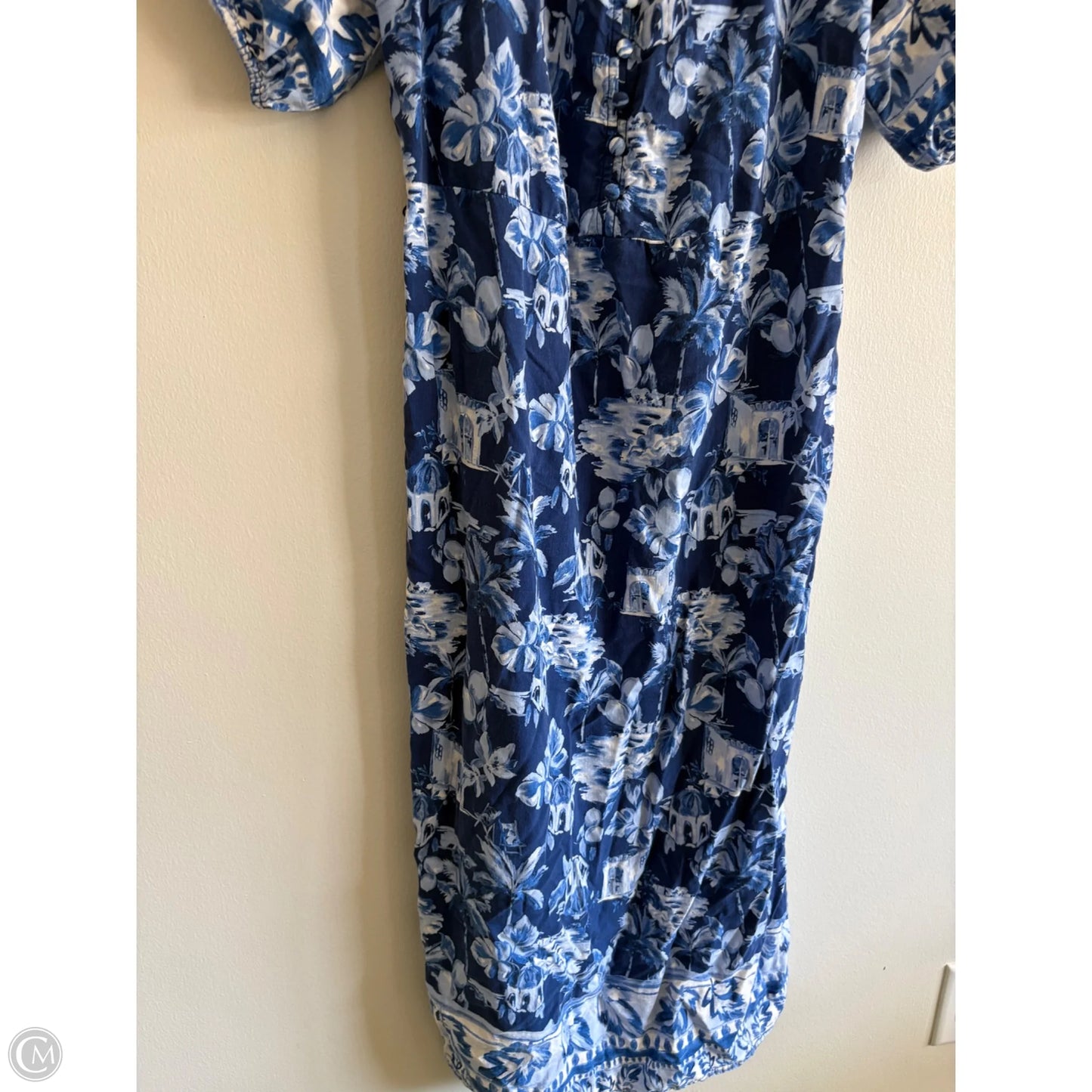Dress Casual Maxi By Loft In Blue, Size: L