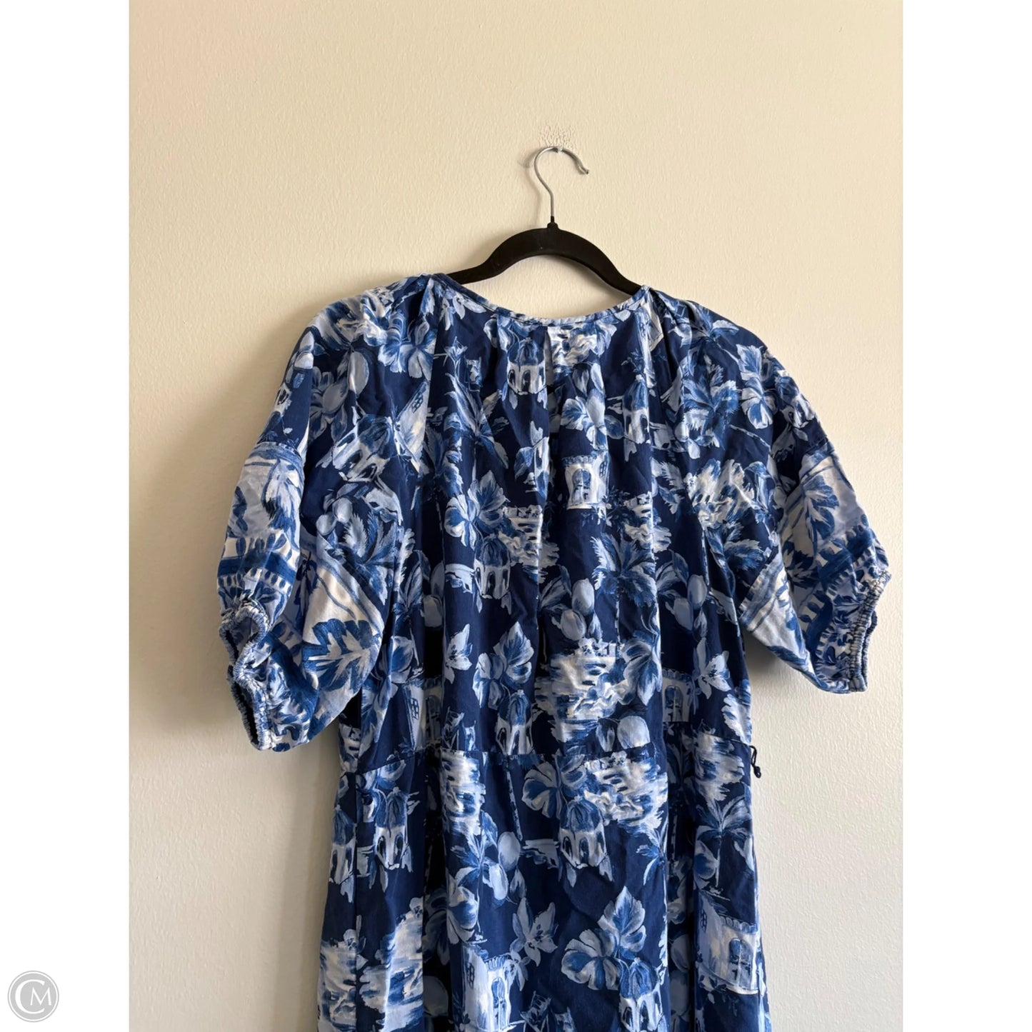 Dress Casual Maxi By Loft In Blue, Size: L