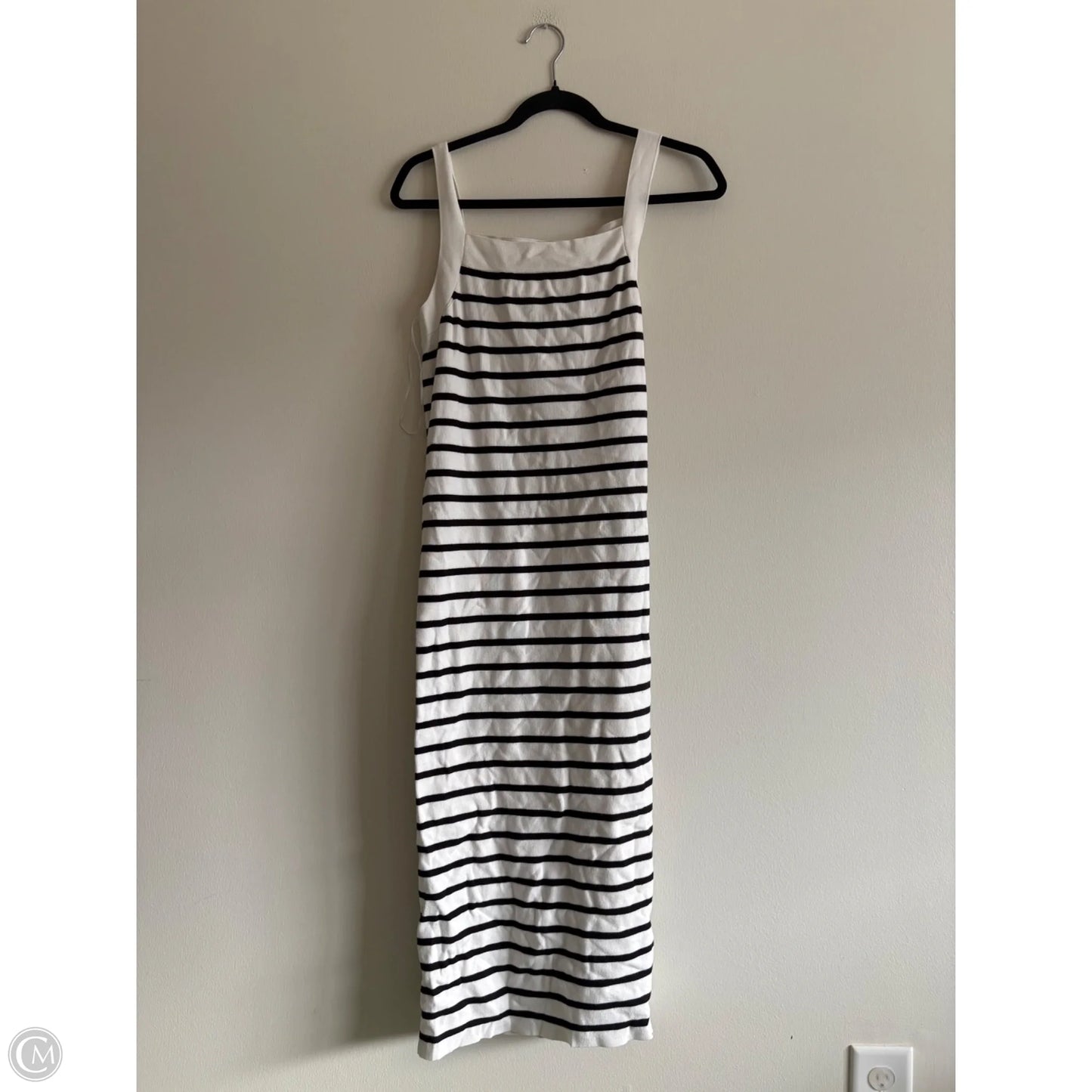 Dress Casual Maxi By Loft In Striped Pattern, Size: L